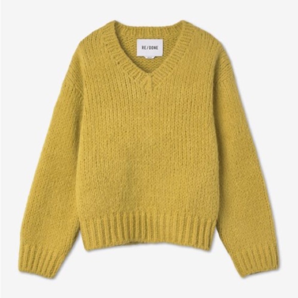 RE/DONE 50s V Neck Pullover